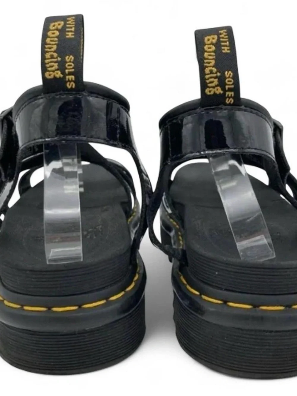 Dr. Martens Blaire Platform Black Sandals